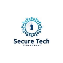 Safe Secure logo designs, technology logo symbol