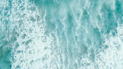Fototapeta premium Aerial Perspective of Waves and Coastline of Great Ocean Road Australia