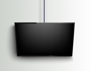 Tv realistic.Mockup.Vector illustration