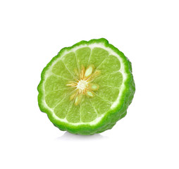 bergamot on white background