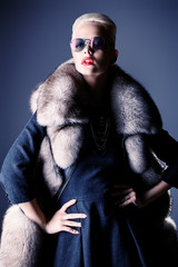 fluffy fur coat