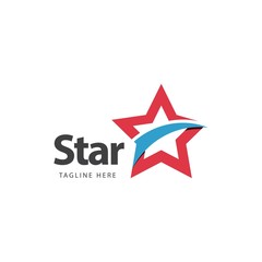 Star Logo Vector Template Design Illustration