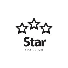 Obraz premium Star Logo Vector Template Design Illustration
