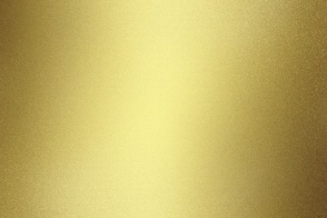 Abstract texture background, glowing gold metallic wall