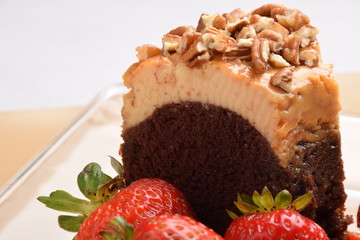 Pastel imposible, un rico postre.