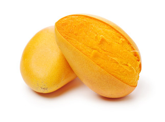 Mango on white background