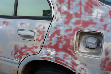 repair body car rubbing scrub texture for new paint color