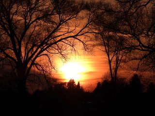 Michigan Sky On Fire Sunset