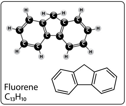 Fluorene Molecule Structure