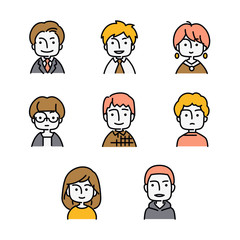 人物アイコンカラー