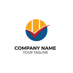 Check Accounting and Finance Logo Template