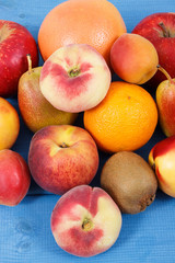 Naklejka na ściany i meble Nutritious fruits as healthy dessert containing natural vitamins