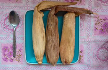 Tamales, Mexican food.