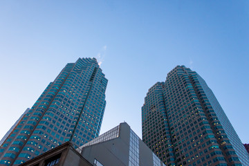 Fototapeta na wymiar skyscrapers in the city