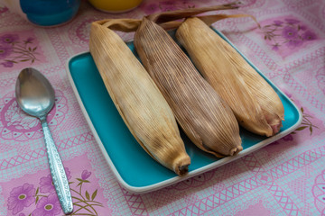 Tamales, Mexican food.