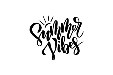 Summer lettering