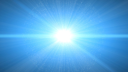 Blue background, digital signatures with beautiful explosion and areas with deep particles in light...