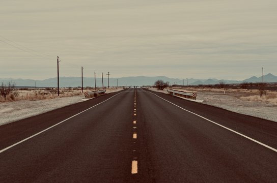 Open Road In West Texas