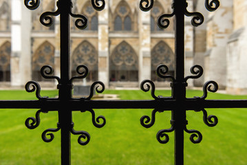 Inner courtyard of the Westminster Abbey