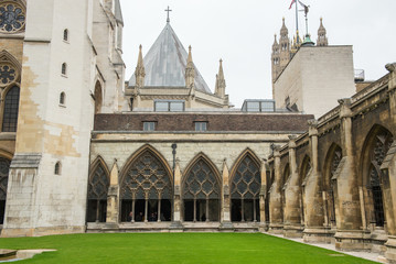 Fototapeta premium Inner courtyard of the Westminster Abbey