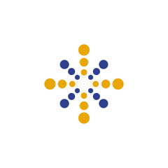 Community and adoption care logo design vector template