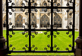 Inner courtyard of the Westminster Abbey