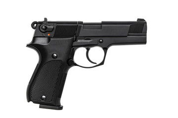 pistol isolated on white back