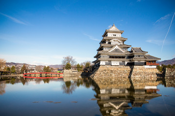 Castelo da cidade de matsumoto no japão