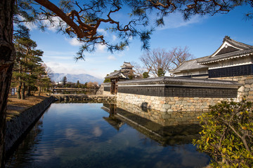 Naklejka premium Castelo da cidade de matsumoto no japão