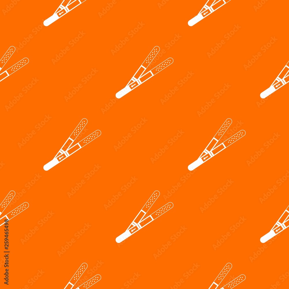 Poster pregnancy tests pattern vector orange for any web design best