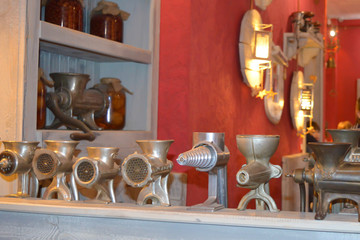 Visiting restaurant 'Lvivski pliacky' in Kyiv, Ukraine on April 1, 2018. 