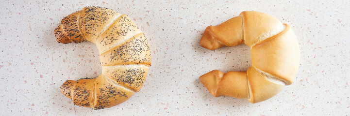 two twirls on the table panorama