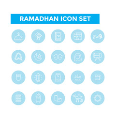 Ramadhan icon set