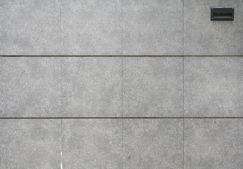 Gray tile wall background