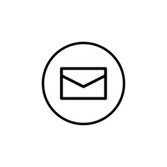 Mail icon vector. E-mail icon. Envelope illustration. Message