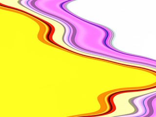 Lines in movement, colorful fluid abstract colors in vivd hues