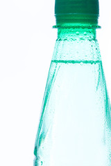 Plastic bottle of drinking water