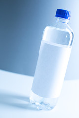 Plastic bottle of drinking water