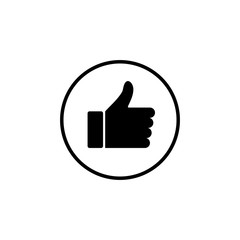 like icon vector. Thumbs up icon. social media icon. Like and dislike icon. Thumbs up and thumbs down