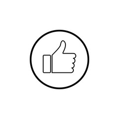 like icon vector. Thumbs up icon. social media icon. Like and dislike icon. Thumbs up and thumbs down