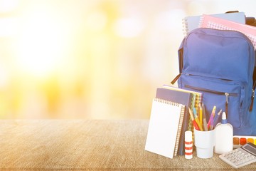 backpack for school stationery learning