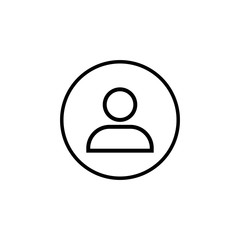 people icon. person icon. User Icon in trendy flat style isolated