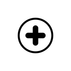 Obraz premium Plus Icon vector. Add icon. Addition sign. Medical Plus icon