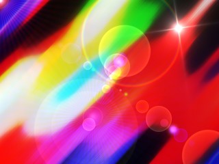 Galactic lights on vivid soft background, abstract sky like image