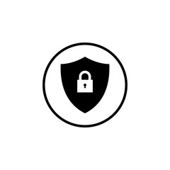 Shield icon vector. Protection icon vector. Security vector icon