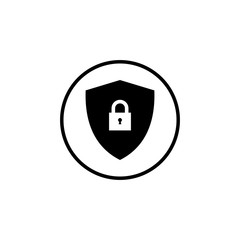 Shield icon vector. Protection icon vector. Security vector icon