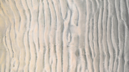 Aerial top view, The surface of the sand beach background ,Wallpaper