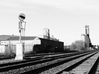 Decayed and Abandoned Railroad Yard