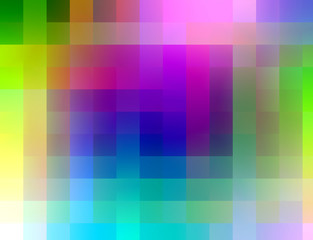 Fototapeta premium Pink blue green yellow sparkling lights, soft abstract background