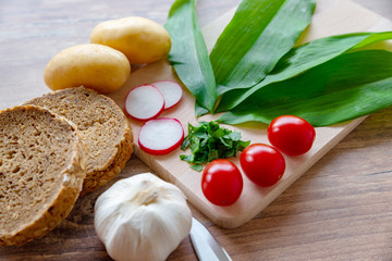 gesunde Ernährung, Bärlauchpesto, Gemüse, Bärlauch